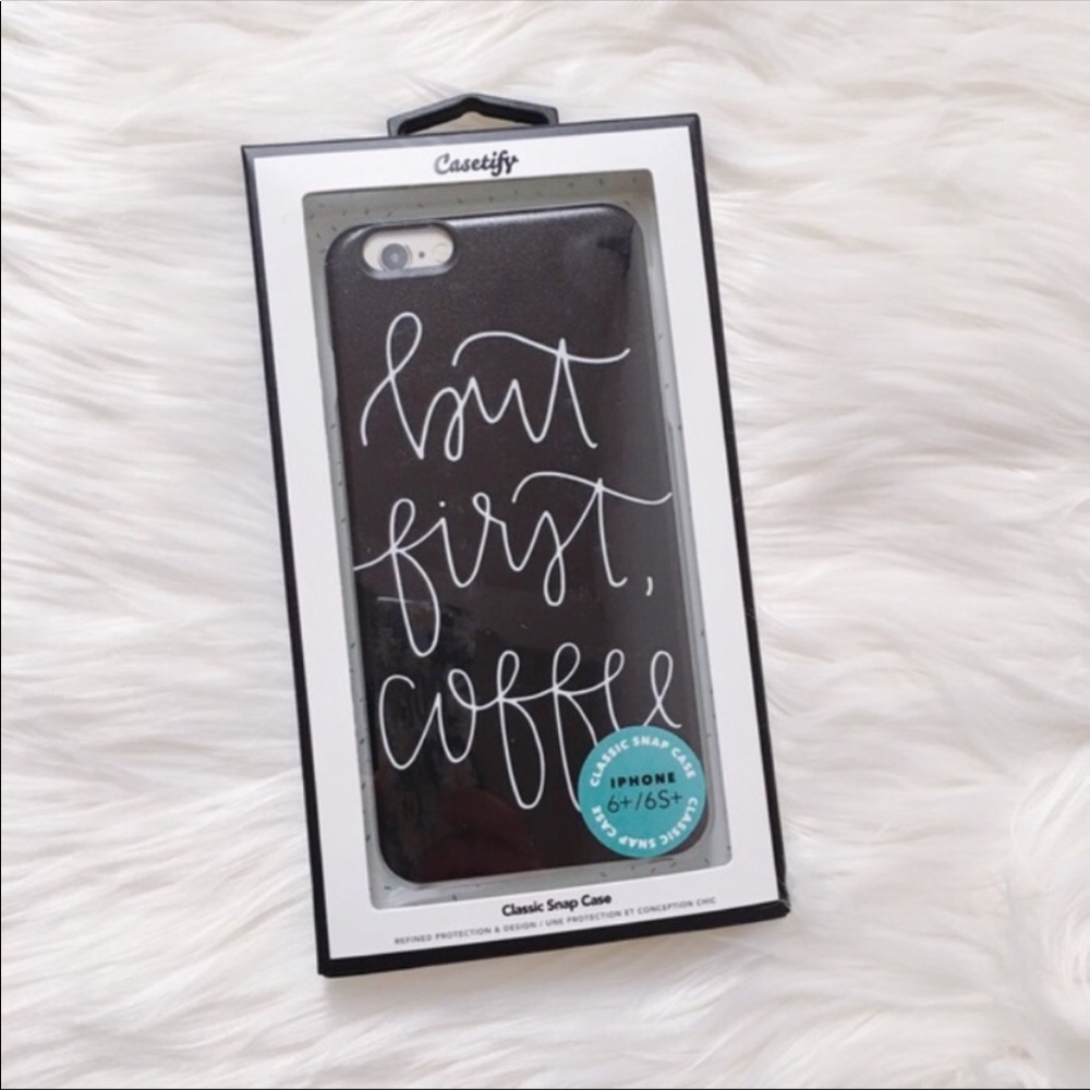 Black Casetify Snap On Phone Case
